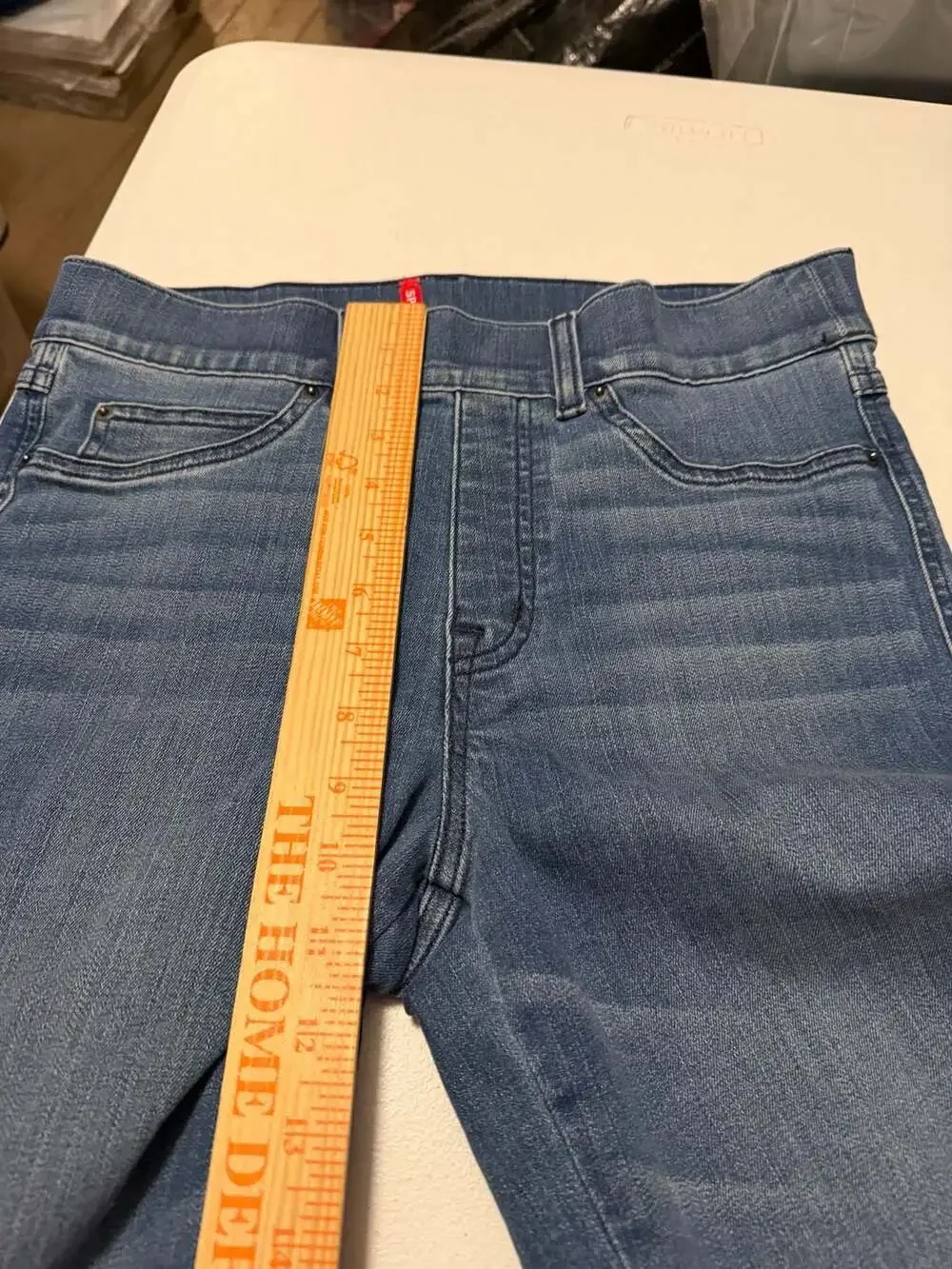 Spanx Women's Kick Flare Denim Jeans in Vintage Indigo Medium